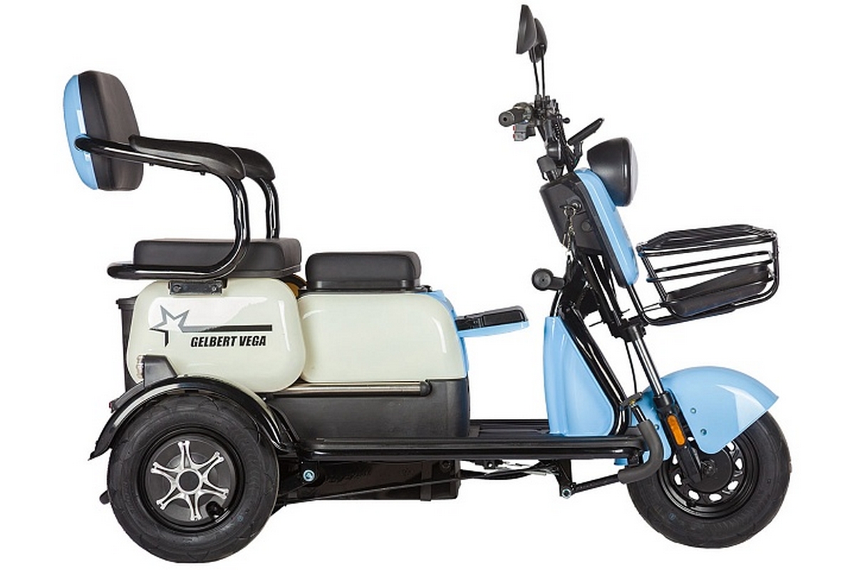 Электротрицикл 48V/60V 600Вт RuTrike Gelbert Vega 0000136