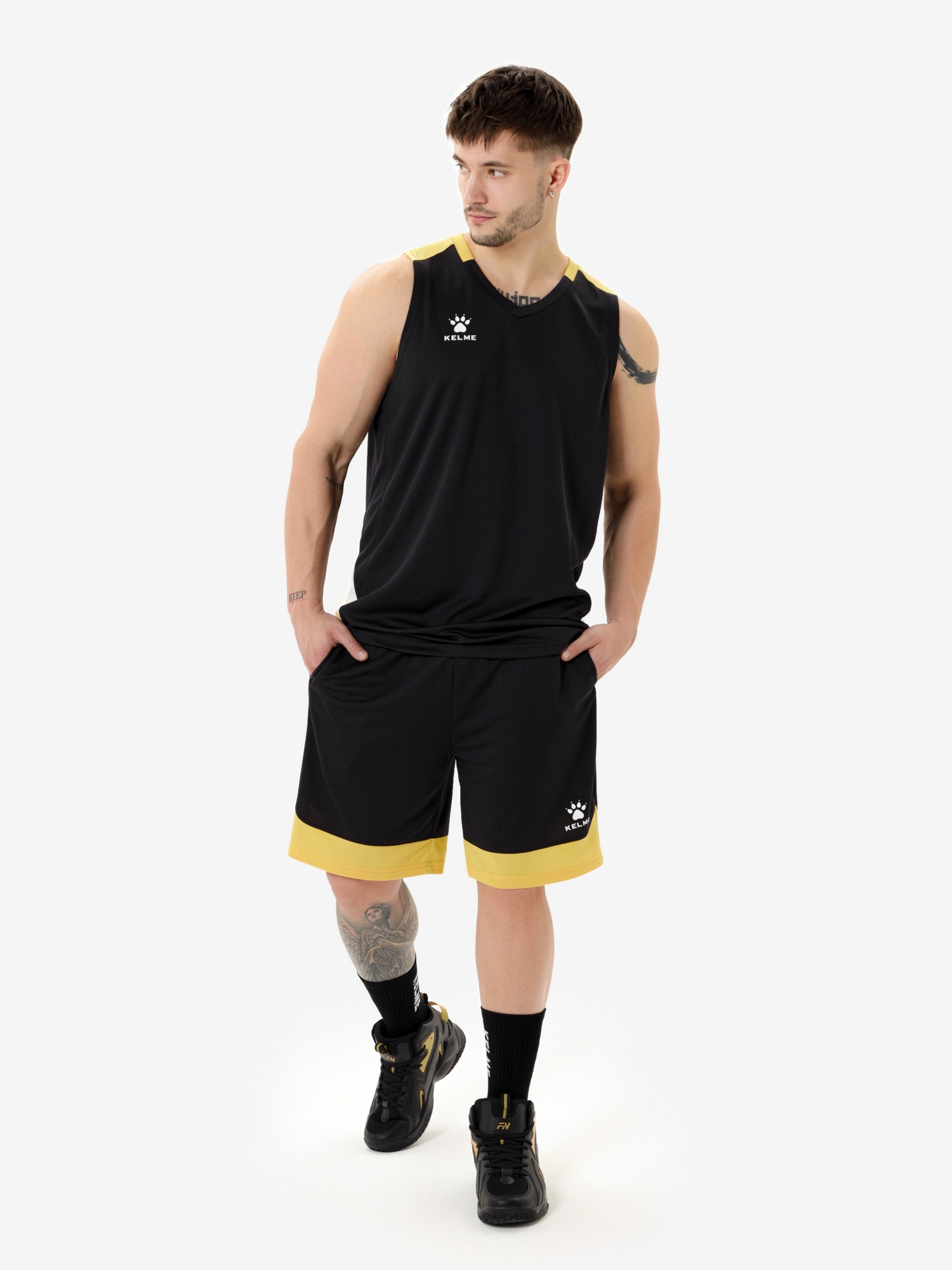 Баскетбольная форма Kelme Basketball clothes 8452LB1043-000 Black
