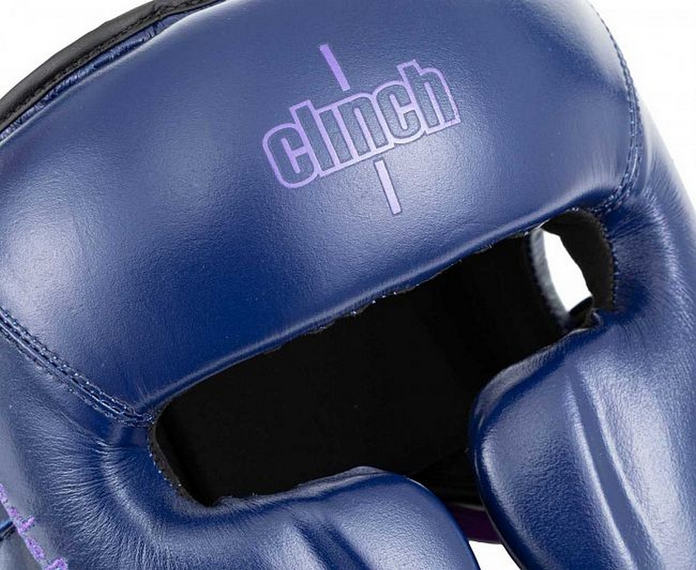 Шлем боксерский Clinch Undefeated C162 темно-синий