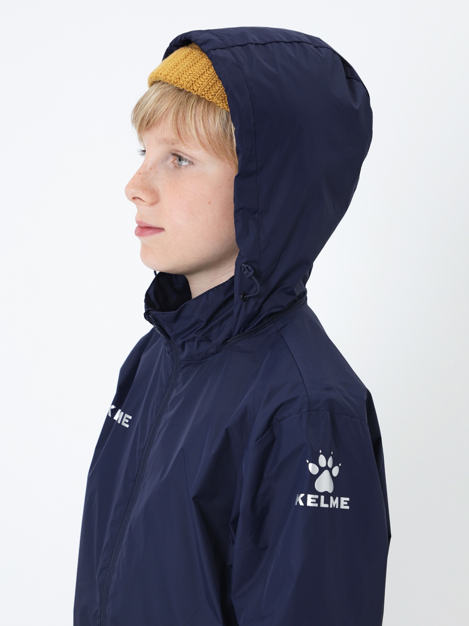Детская ветровка Kelme Children's Raincoat 3803241-416 Dark Blue