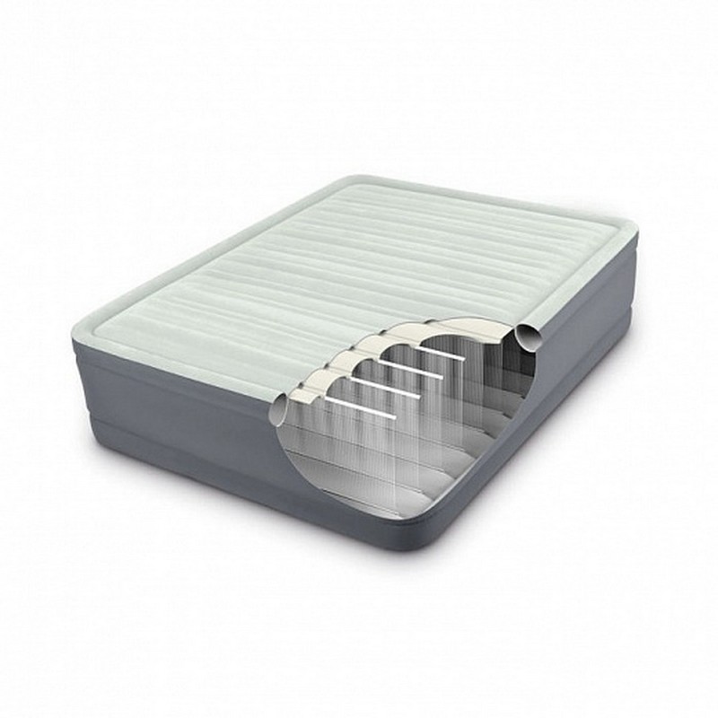 Надувная кровать Intex Premaire Elevated Airbed 99х191х46см, встроенный насос 220V 64902