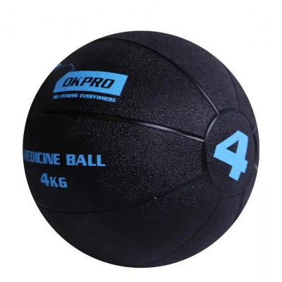 Мяч медицинский 2 кг обрезиненный OKPRO OK1219A-2