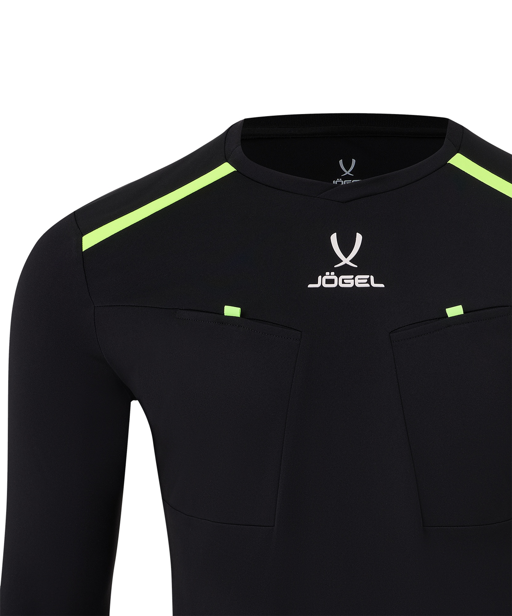 Футболка судейская с длинным рукавом Jogel DIVISION PerFormDRY Referee LS Tee, черный