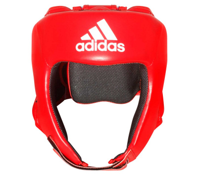 Шлем боксерский Adidas Hybrid 50 Head Guard adiH50HG красный