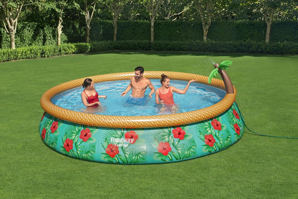 Бассейн 457x84см Bestway Fast Set 57416