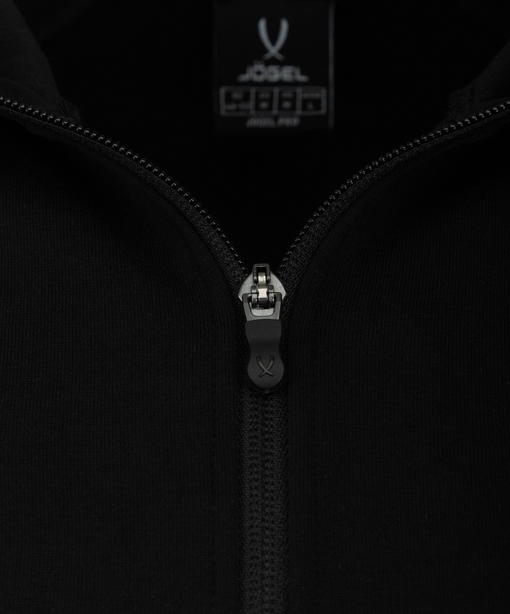 Худи на молнии Jogel ESSENTIAL Athlete Hooded FZ Jacket, черный