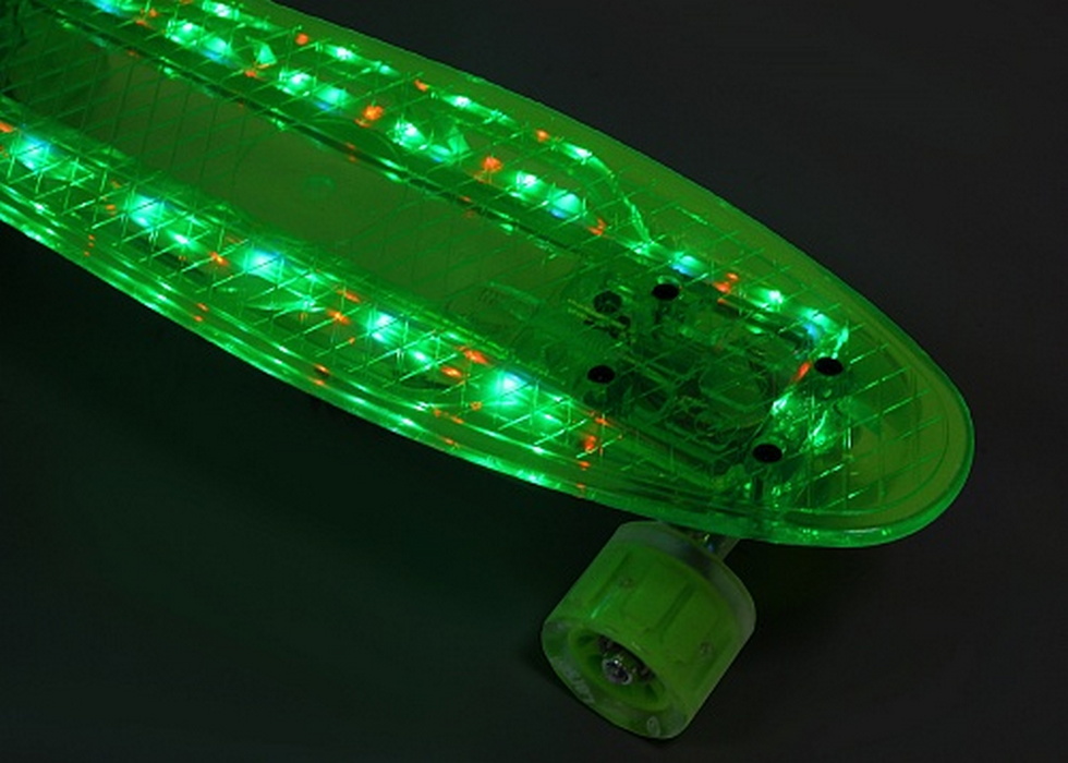 Мини-круизер Larsen Lights зеленый