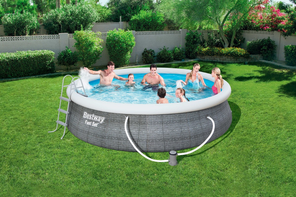 Бассейн с надувным бортом Bestway 457х107см 57372