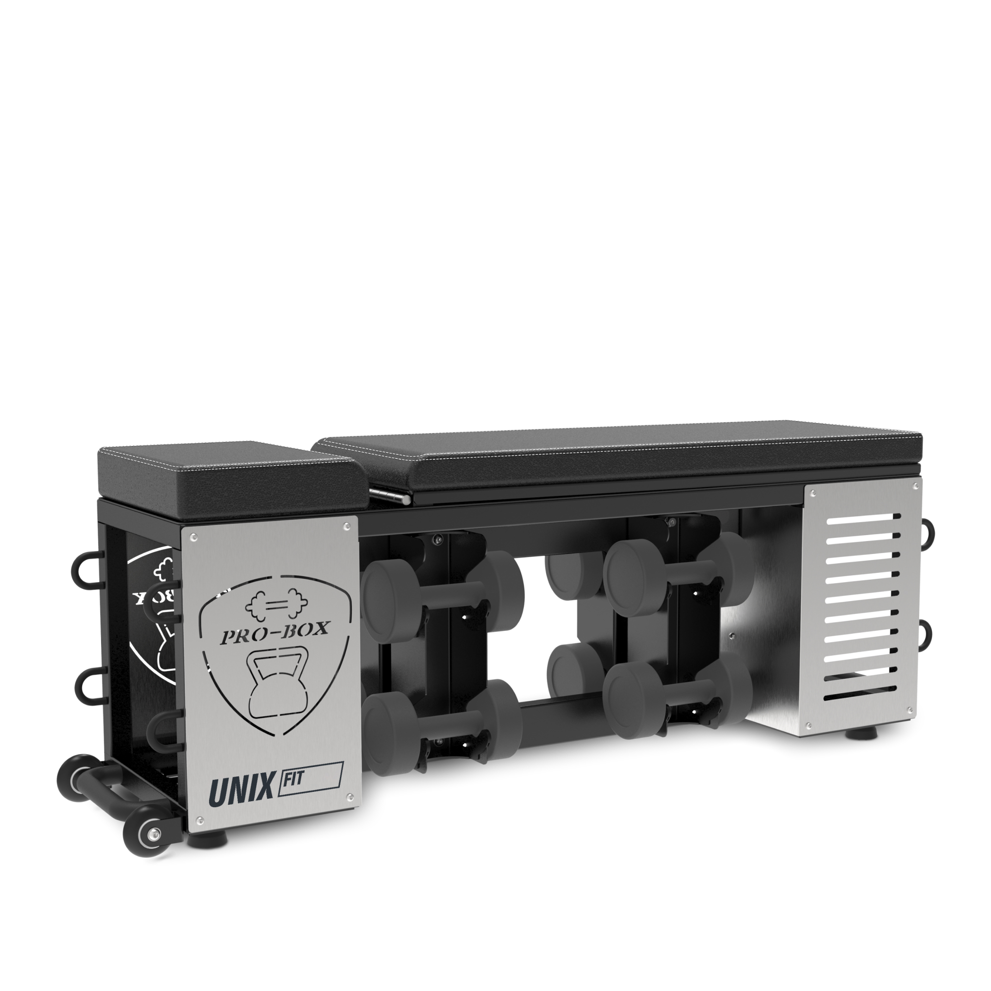 Скамья силовая многофункциональная UnixFit PRO UC-C38 | Premium Fitness