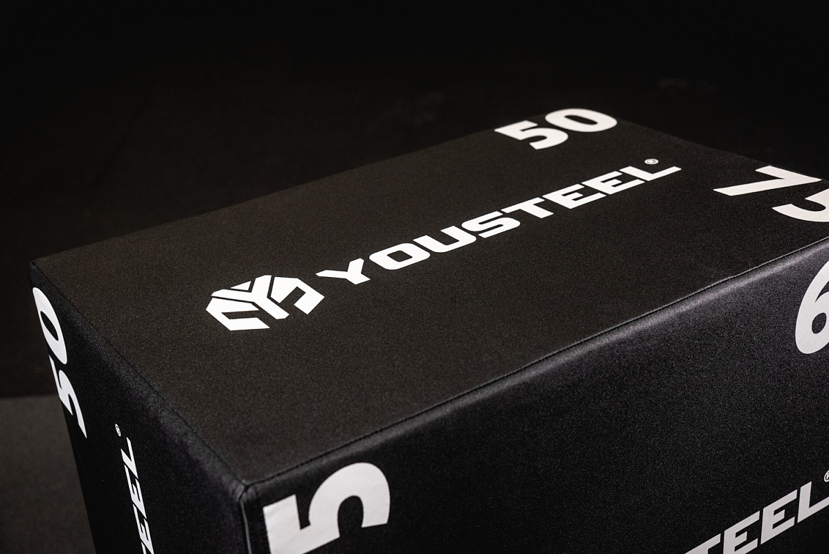 Тумба мягкая для запрыгивания YouSteel 75х60х50см