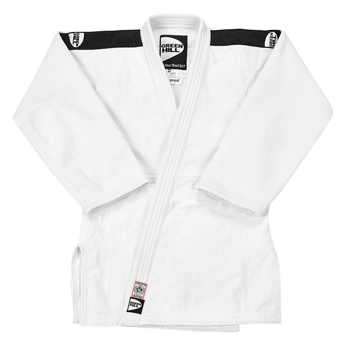 Кимоно Дзюдо Green Hill Super одобрено IJF JSS-10211, белое