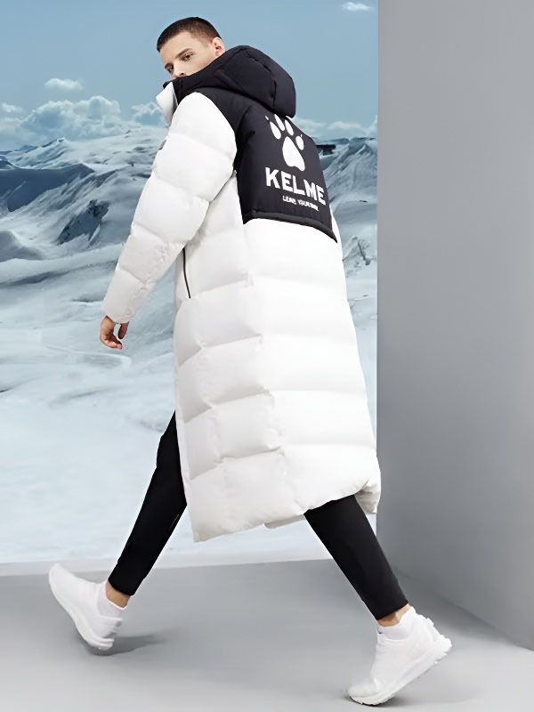 Пуховик Kelme Long Down Jacket 8261YR1013-100 White