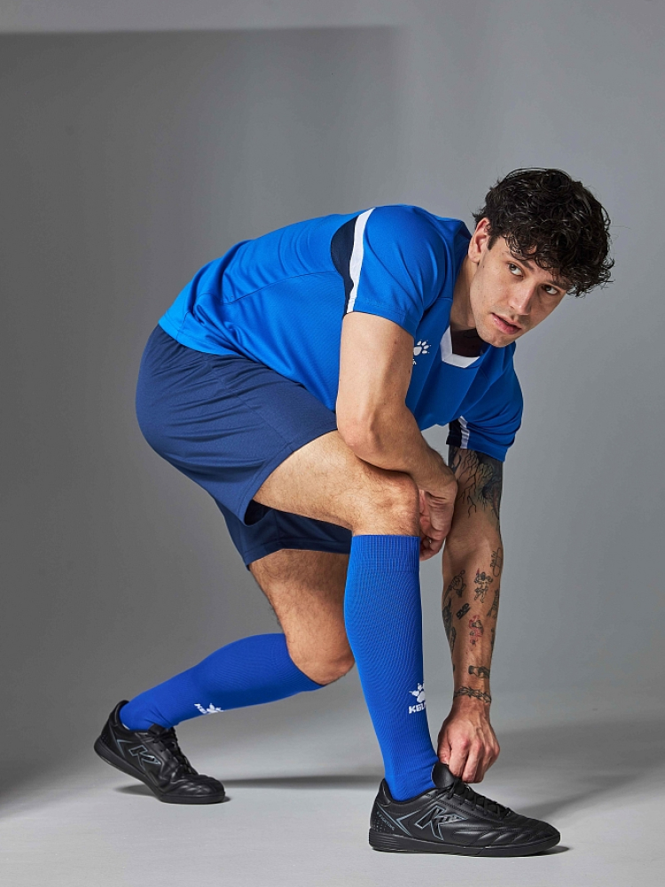 Футбольная форма Kelme Short-Sleeved Football Suit 8251ZB1002-481 Blue\Dark Blue