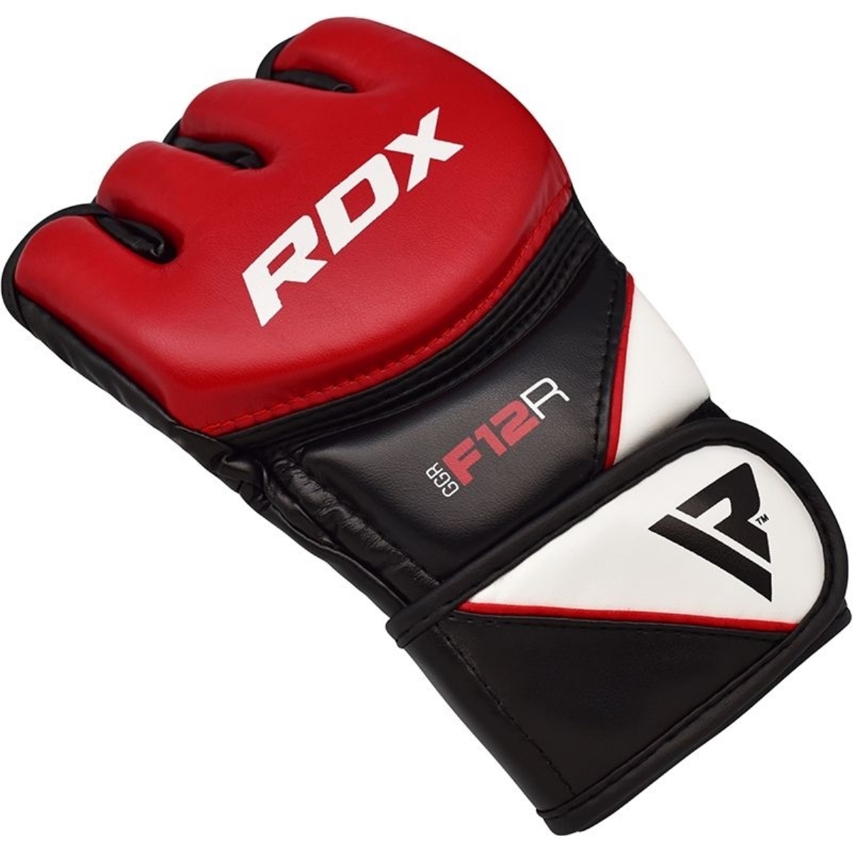 Перчатки тренировочные RDX Grappling F12 GGR-F12R черный\красный