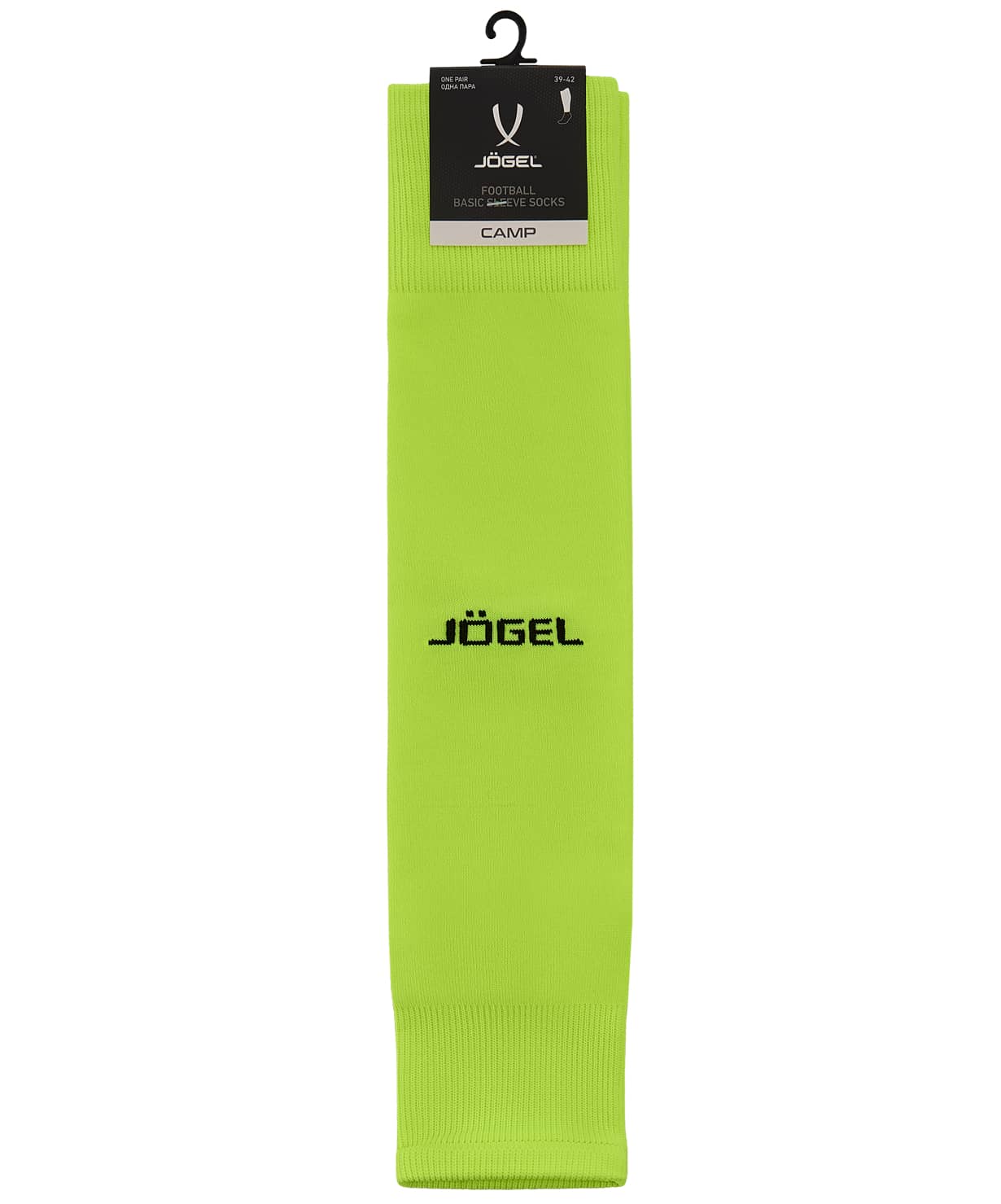 Гольфы футбольные Jogel CAMP BASIC SLEEVE SOCKS, желтый неон/черный