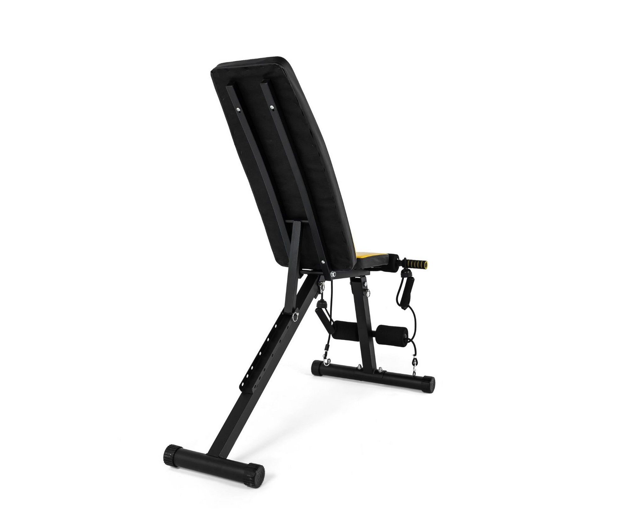 Скамья универсальная с эспандерами DFC D008Y | Premium Fitness