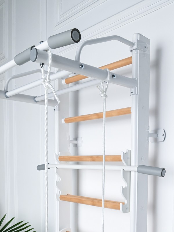 Детский спортивный комплекс Perfetto Sport "Scala in legno 1" bianco-naturale PS-115