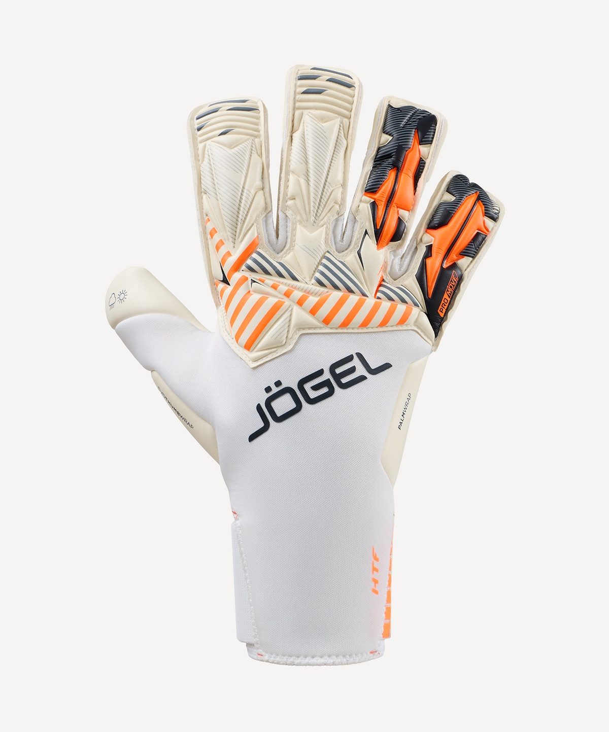 Перчатки вратарские Jogel Magnum UL4 Roll hybrid, белый