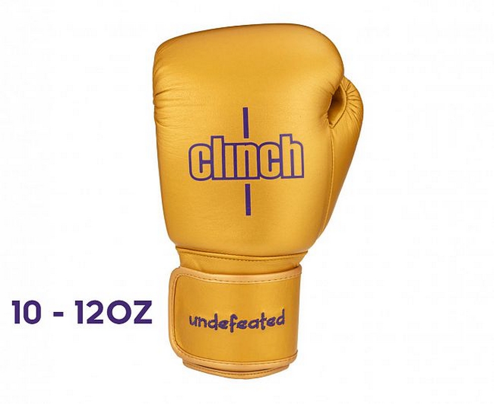 Перчатки боксерские Clinch Undefeated C161 золотой