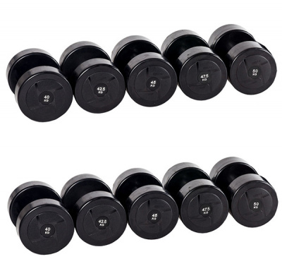 Гантельный ряд power (шаг 2,5 кг, 5 пар) Profi-Fit 40-50 кг