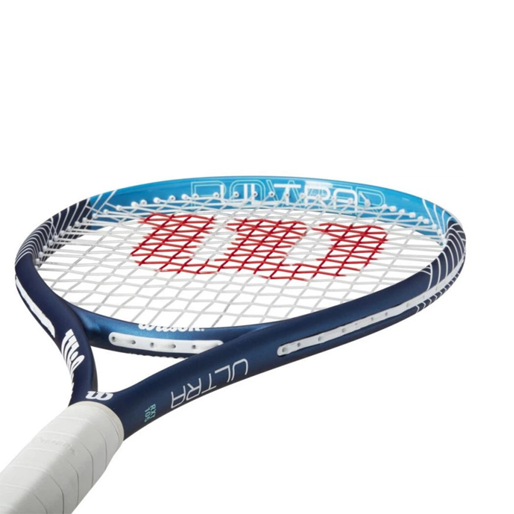 Ракетка для большого тенниса, для любит, графит, со струнами Wilson Ultra Power 105 Gr3 WR147010U3 темносиний-белый