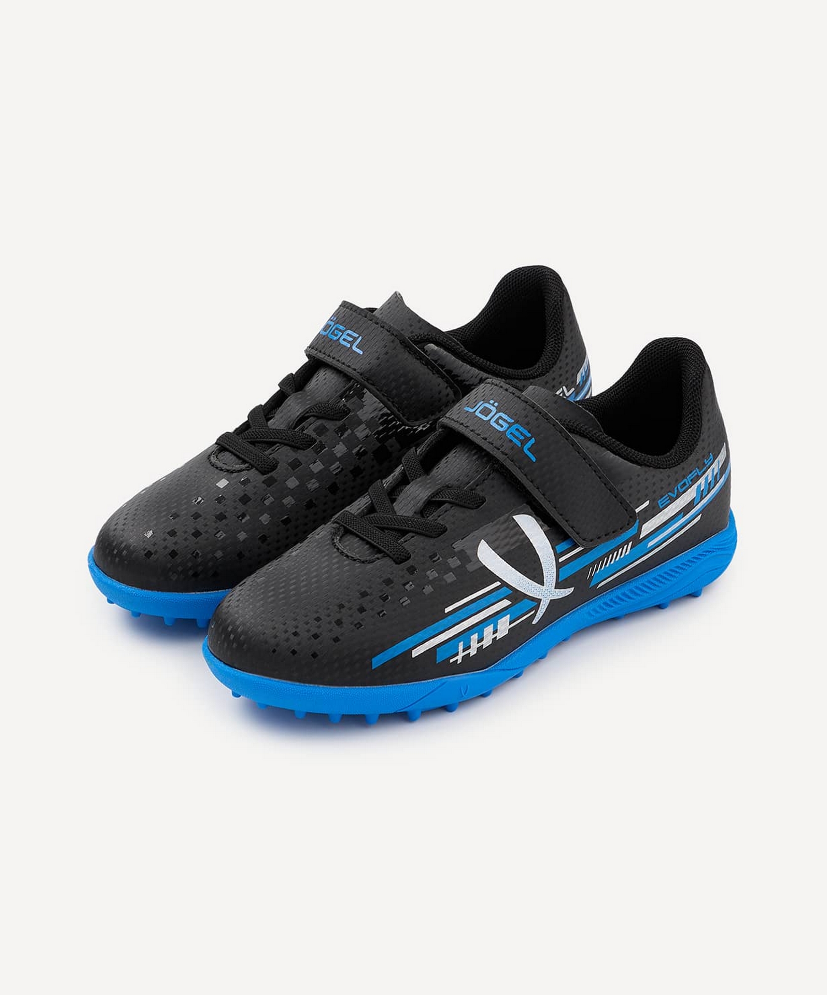 Бутсы многошиповые Jogel Evofly TF Talant Black\blue