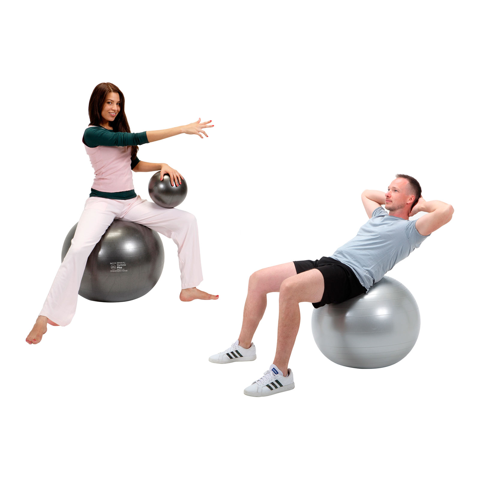 Гимнастический мяч d55 см GYMNIC Plus LC\95.28 красный