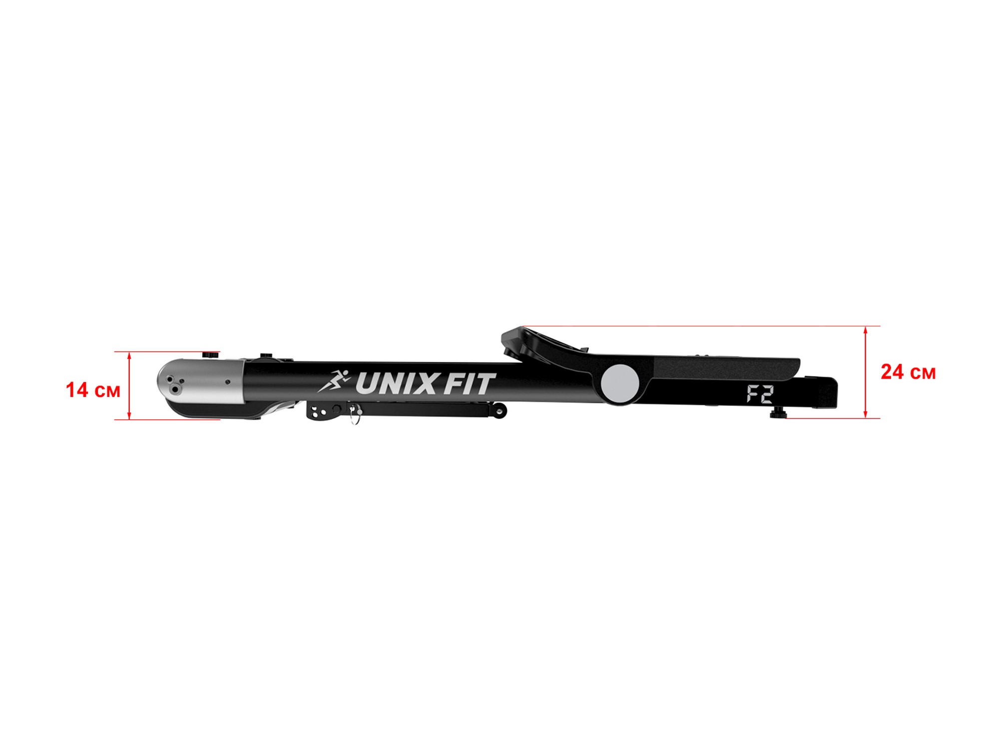 Беговая дорожка UnixFit Hi-tech F2 TDHTF2D Dark Storm