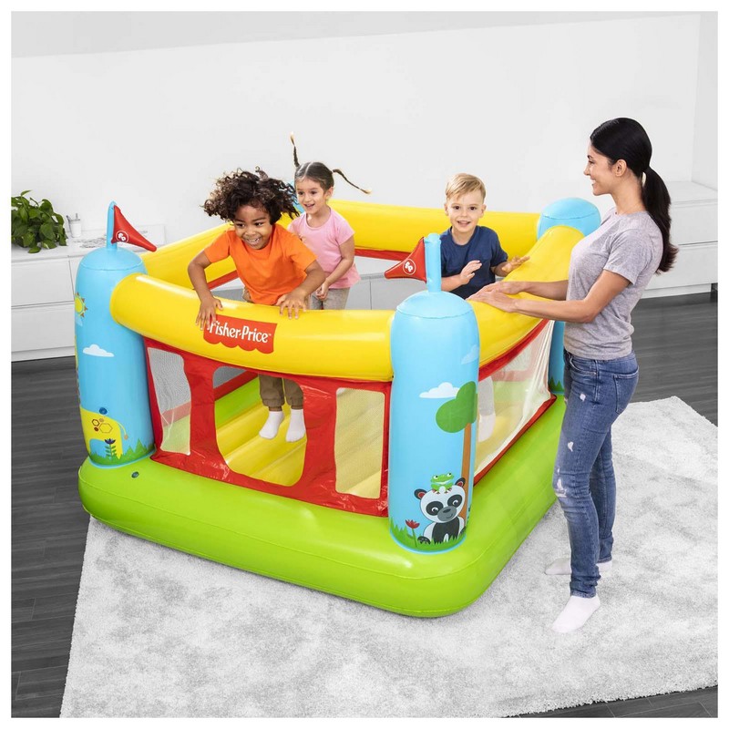 Игровой центр-батут 175х173х135см Bestway Fisher Price 93553