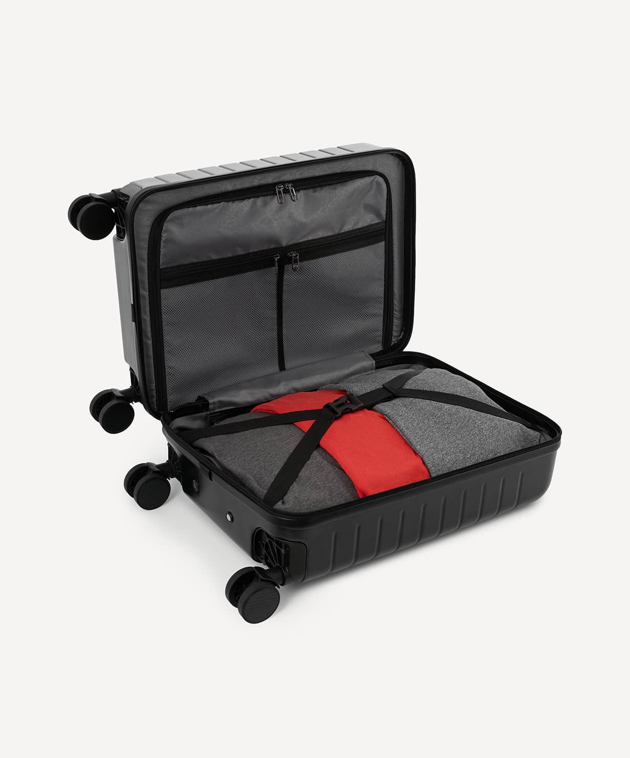 Чемодан для ручной клади Jogel ESSENTIAL Carry on Spinner, черный