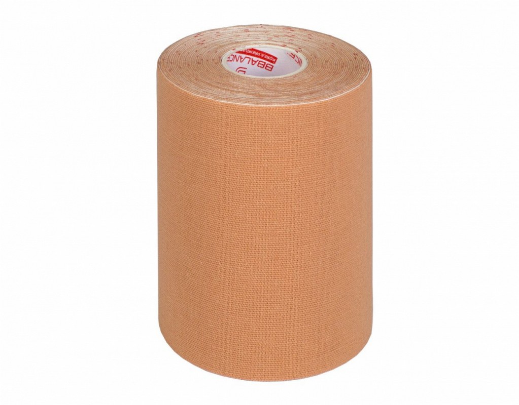 Кинезио тейп широкий BBalance 10x500 см Бежевый