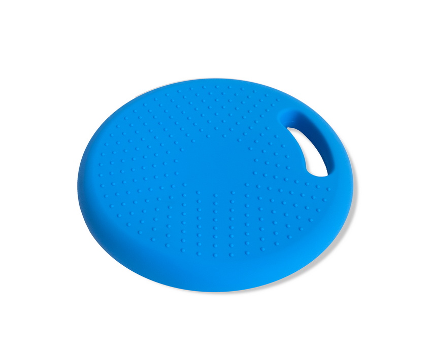 Массажно-балансировочная подушка с ручкой Original Fit.Tools синяя FT-BPDHL (BLUE)