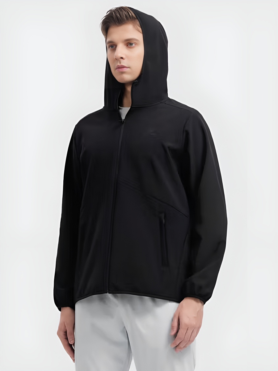 Куртка Kelme Fleece Woven Jacket (Hooded) 9347WT1007-B00 Black