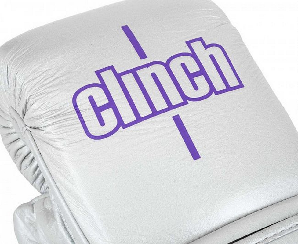 Перчатки снарядные Clinch Bag Mitts Undefeated Russian Team C167RT серебристый