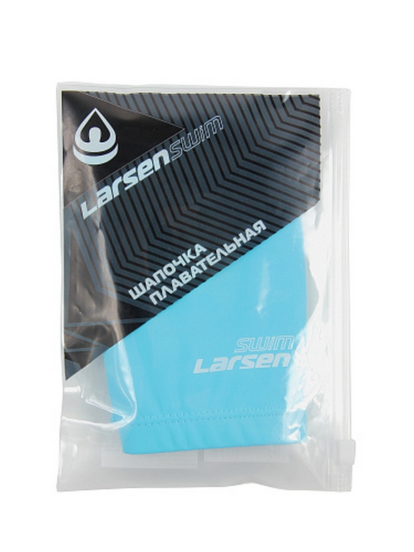 Шапочка плавательная Larsen Swim PU106 бирюзовый