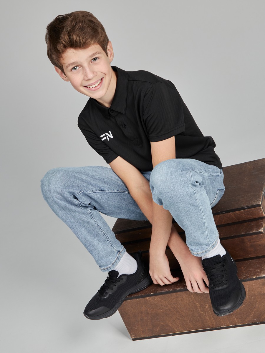 Детская футболка-поло FN Polo Kid Sport KFN4012001-000 Black