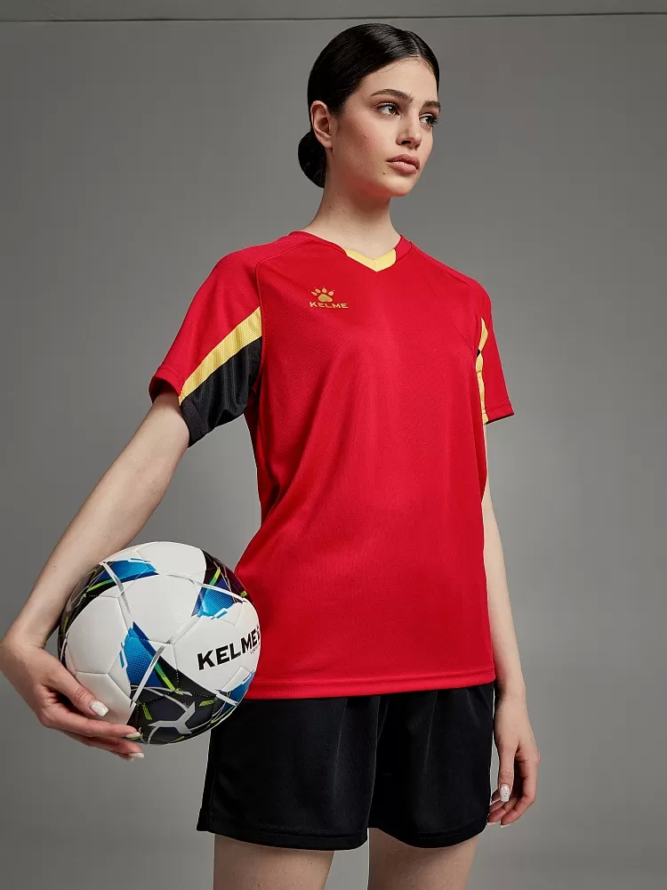 Футбольная форма Kelme Short-Sleeved Football Suit 8251ZB1002-600 Red\Black