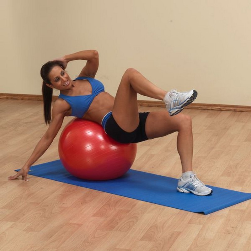 Гимнастический мяч Original Fit.Tools FT-GBR-65RD (65 см) красный