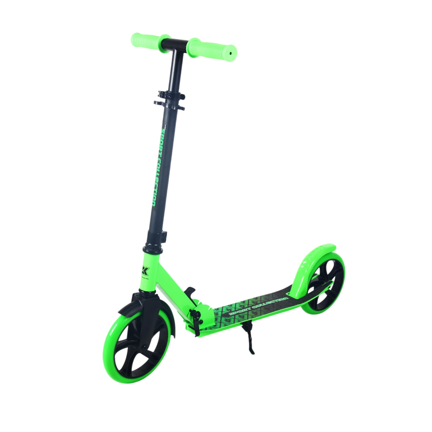 Самокат 200мм Sport Collection CK-SA200-2 green (фонарь и наклейка в подарок)