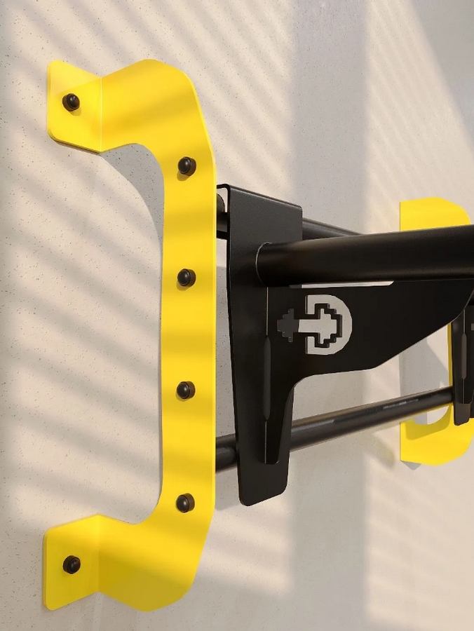 Брусья настенные регулируемые Domsen Ds55 YELLOW