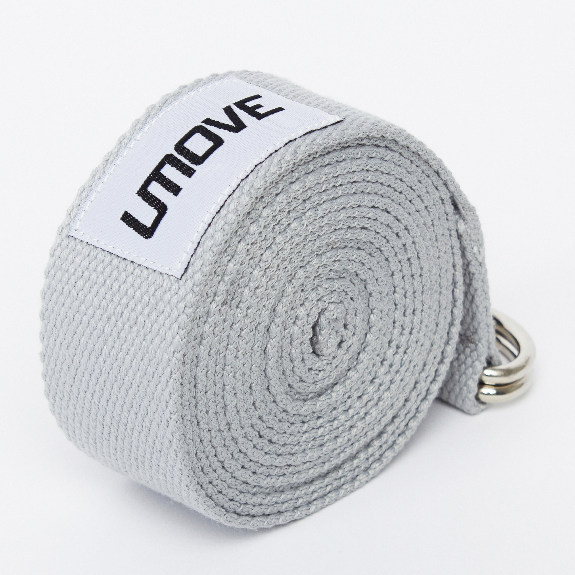 Ремень для йоги UMOVE Yoga Stretching Strap YS24-LG светло-серый