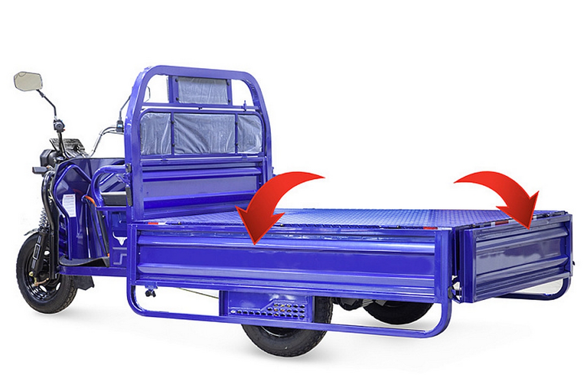 Грузовой электрический трицикл RuTrike D4 1800 60V1200W 021494-1980 зеленый