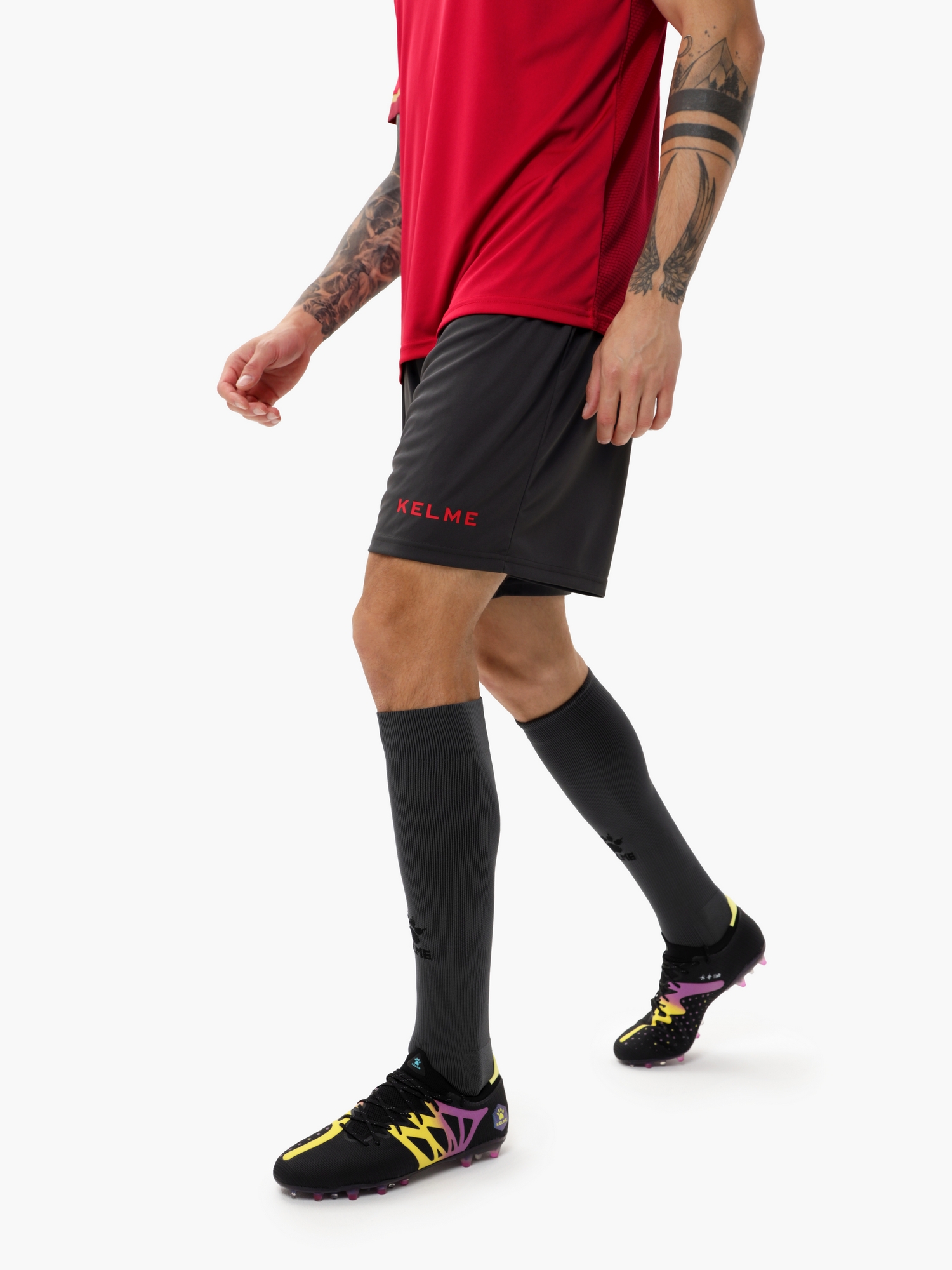 Футбольная форма Kelme Football Suit 8351ZB1158-667 Red\Dark Grey