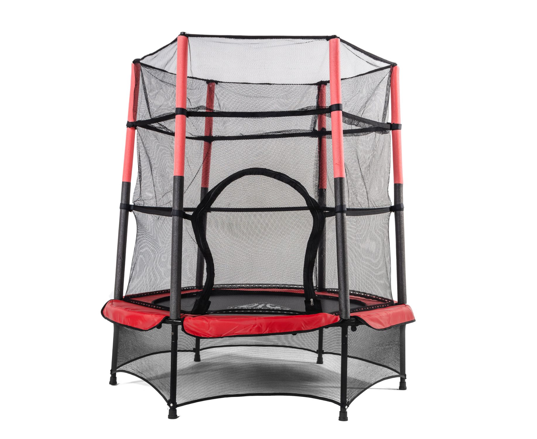 Батут DFC Jump kids 55" (137см) 55INCH-JD-RG красно-серый