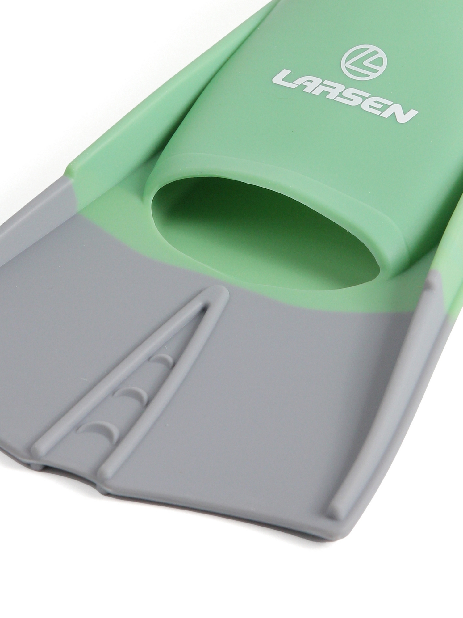 Ласты укороченные силиконовые Larsen 6975 NEW Mint\Graphite