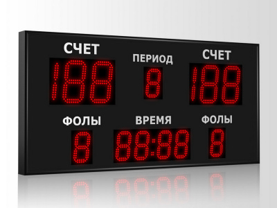 Табло для баскетбола Импульс 718-D18x6-D13x7