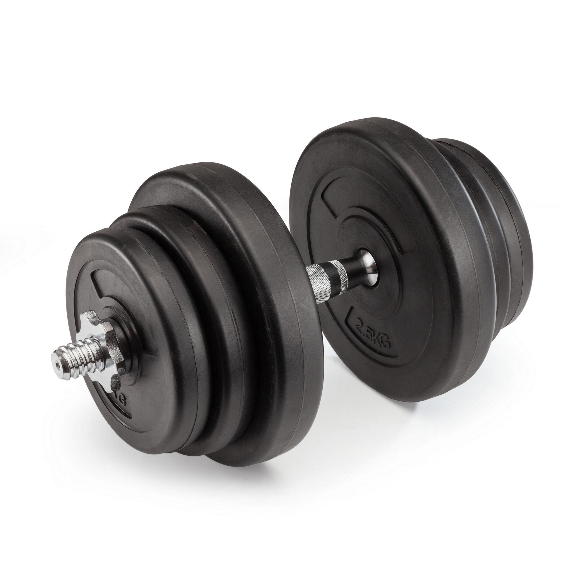 Гриф для гантелей 25 мм Длина 350 мм анатомический (под гайку) VictoryFit VF-S2535