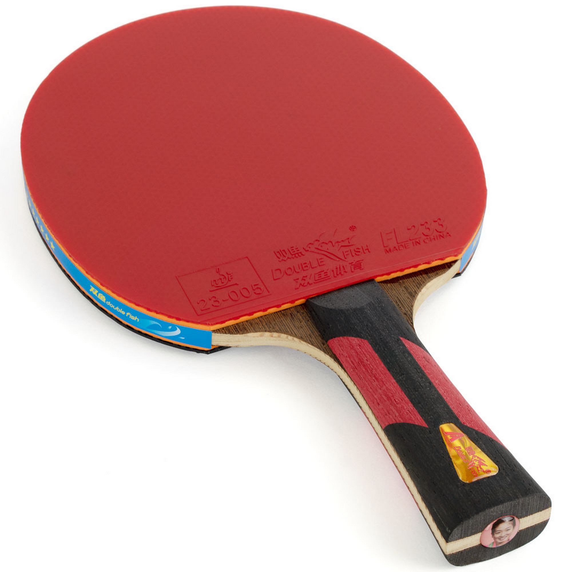 Ракетка для настольного тенниса Double Fish 7A+C ITTF Appr+ 2 мяча V40+мм ITTF Appr