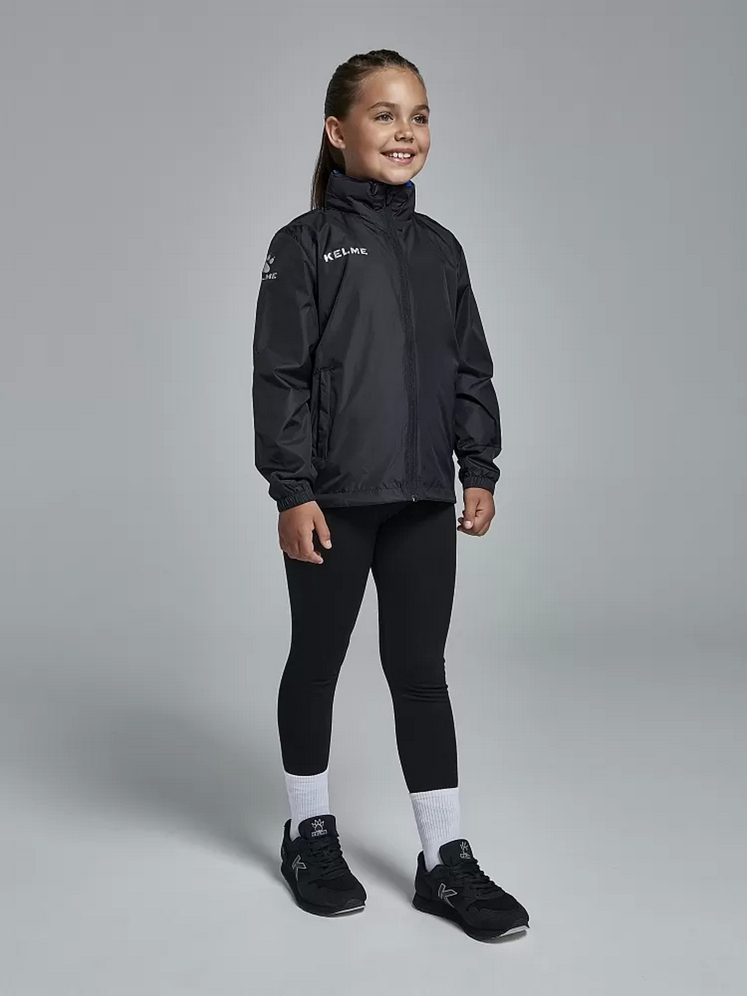 Детская ветровка Kelme Children's Raincoat 3803241-000 Black