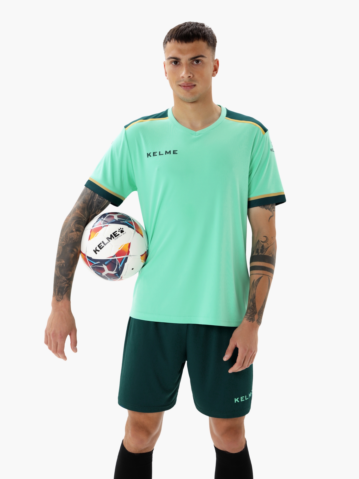 Футбольная форма Kelme Football Suit 8351ZB1158-328 Tea\Blue-green